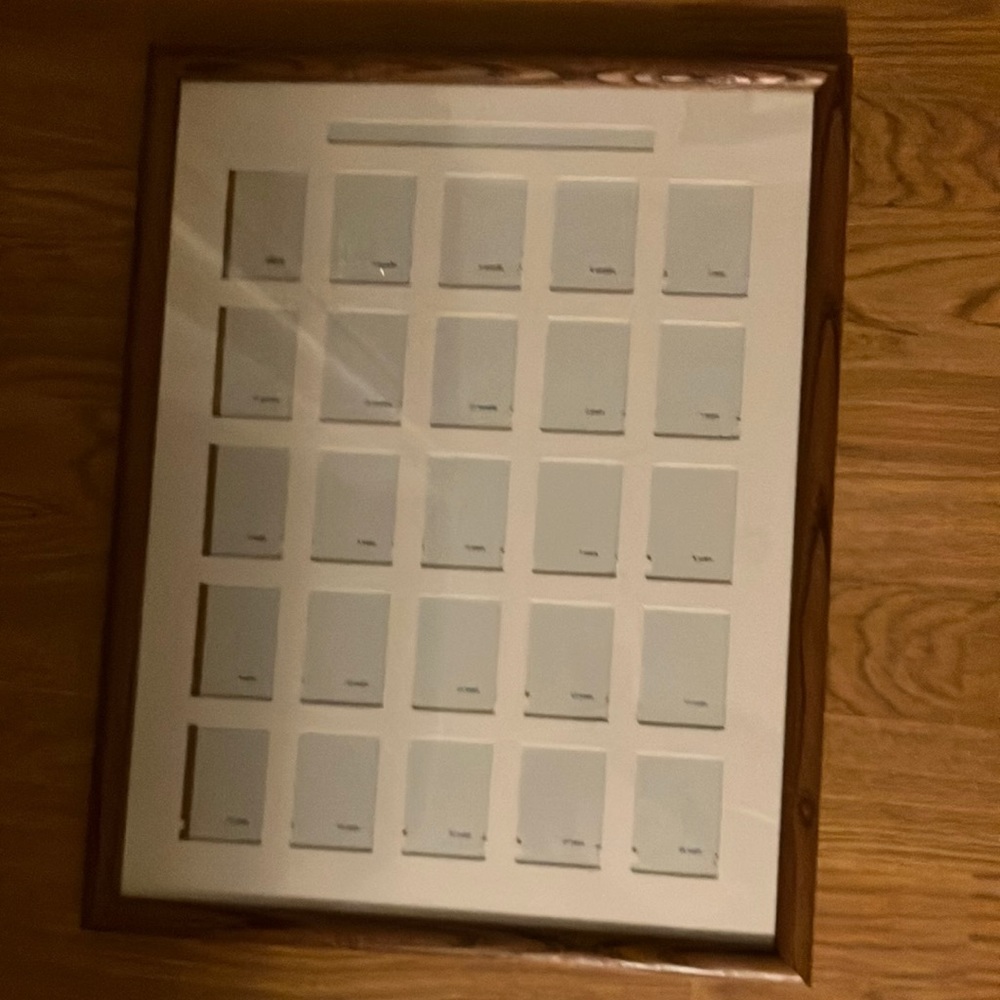 Custom milestone multi-pic frame